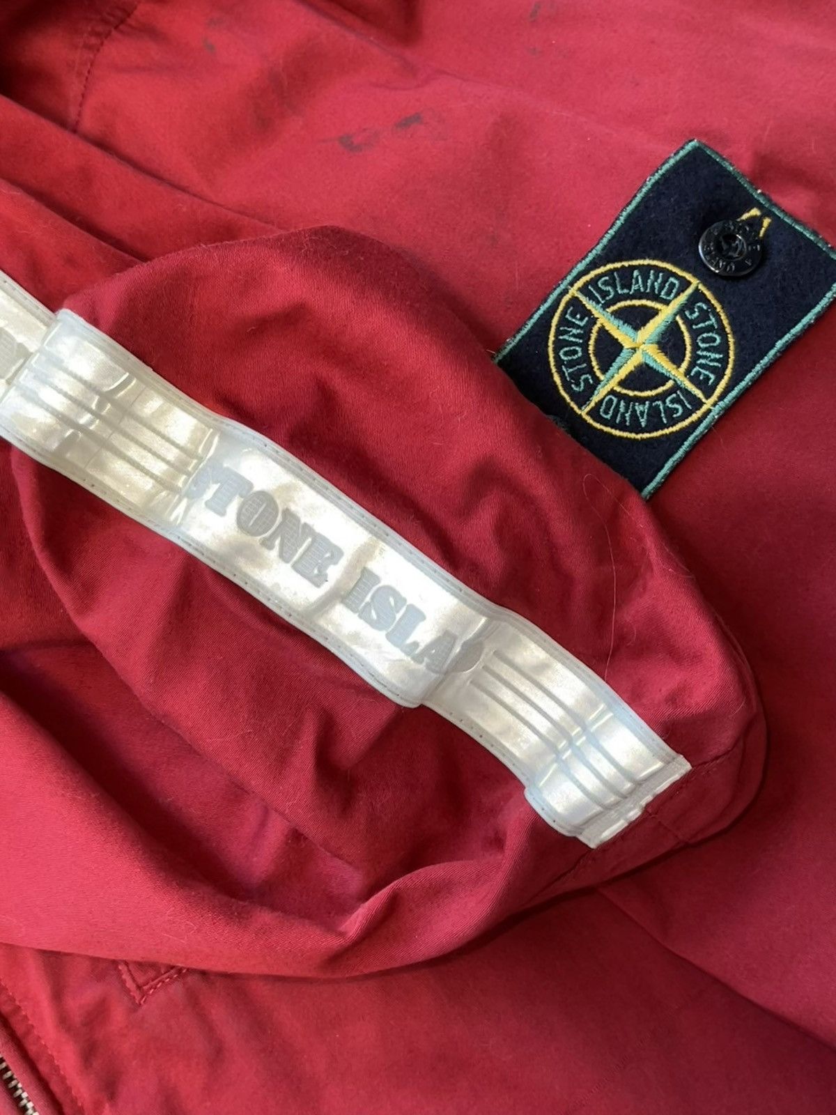 C.P. Company × Massimo Osti × Stone Island Stone Island 1989 Raso Safety Jacket With Reflective Taping Size US L / EU 52-54 / 3 - 2 Thumbnail