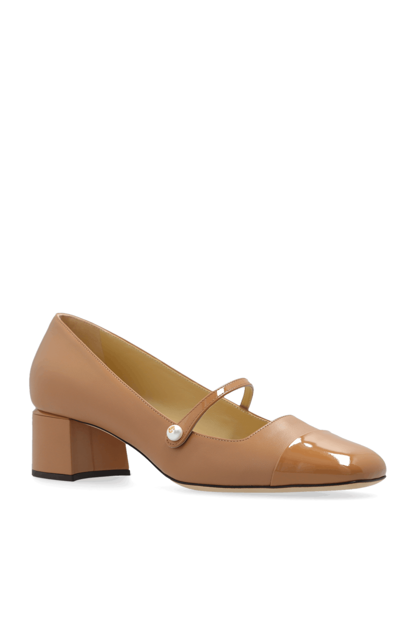 Jimmy Choo o1s22i1n1024 Mary Jane Pumps in Beige Size US 6 / IT 36 - 4 Thumbnail