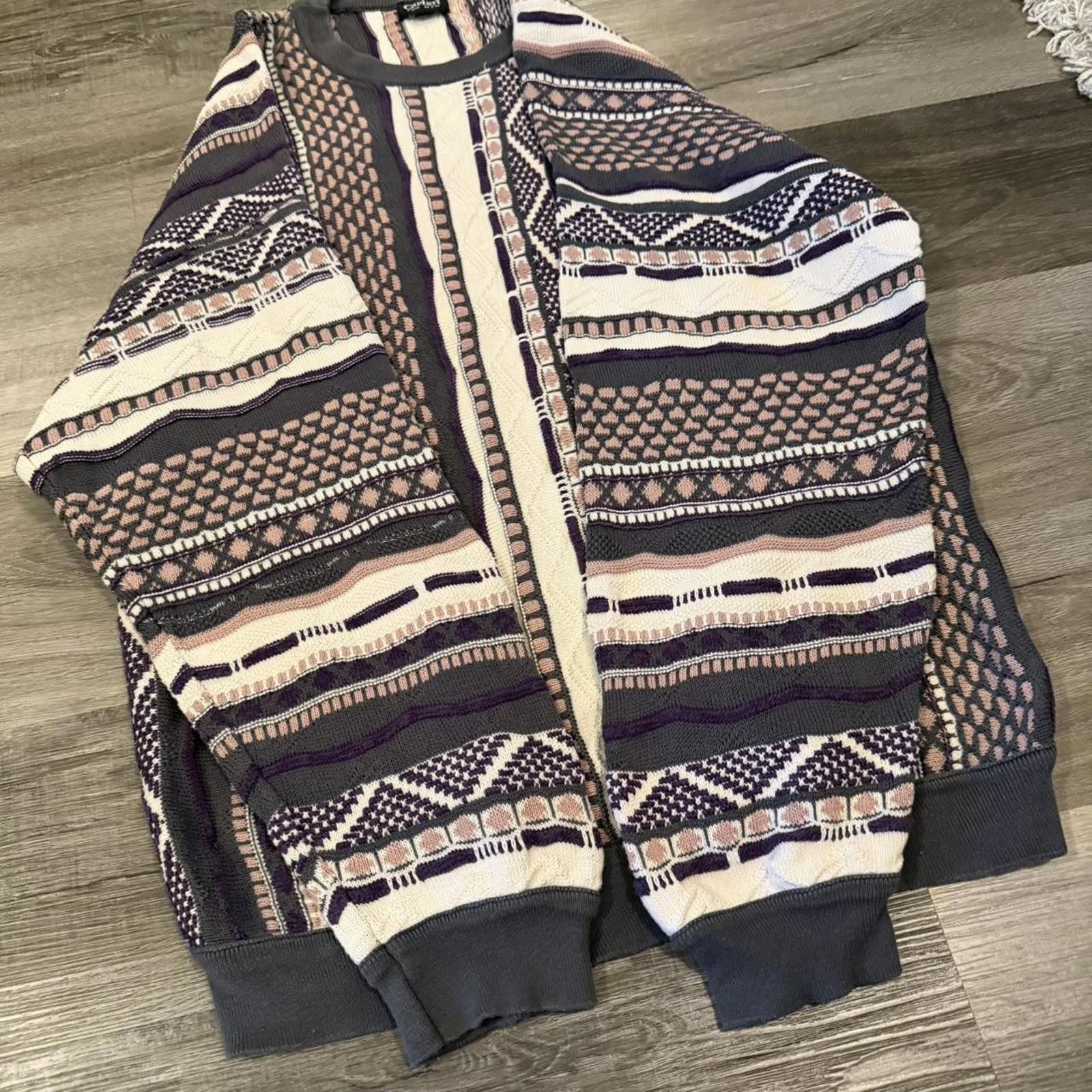 Other vintage capiati for men coogi style 3D knit sweater 90s XL Size US XL / EU 56 / 4 - 3 Thumbnail