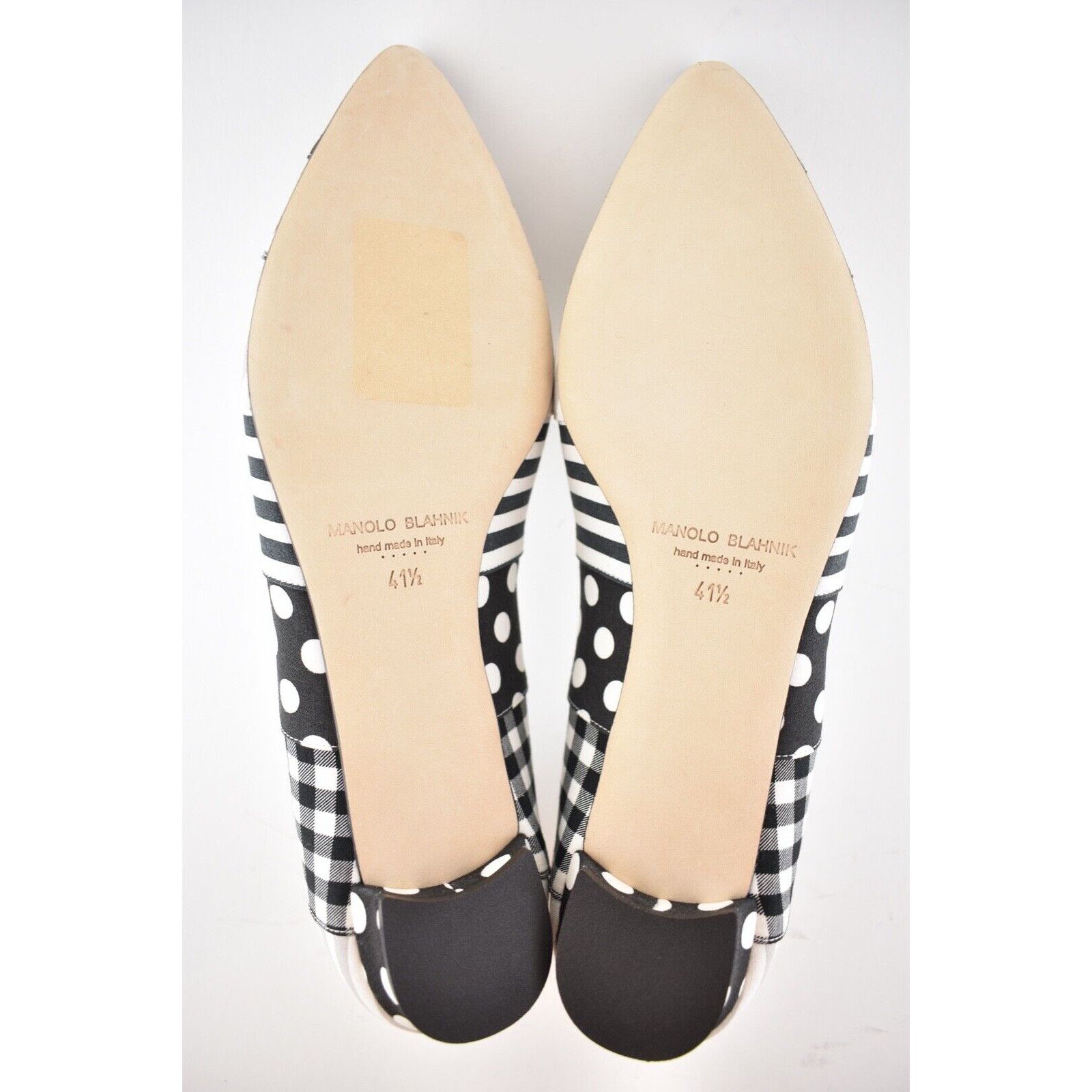 Manolo Blahnik Hangisi Flat Patches Jewel Buckle Classic Ballet 41.5 Size US 11.5 / IT 41.5 - 12 Thumbnail