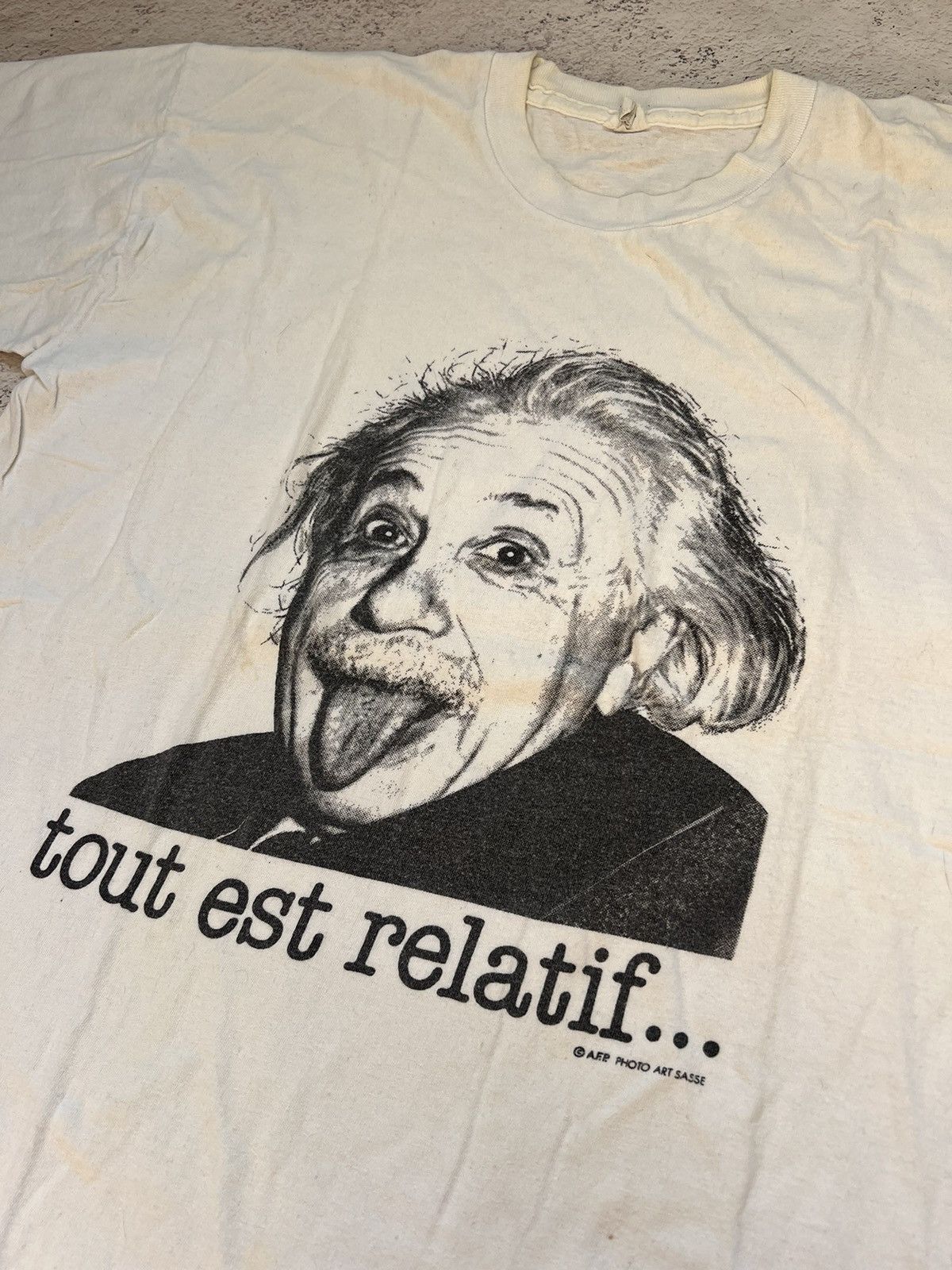 Vintage Albert Einstein Rare Vintage Single Stitch Shirt Size US XL / EU 56 / 4 - 1 Thumbnail