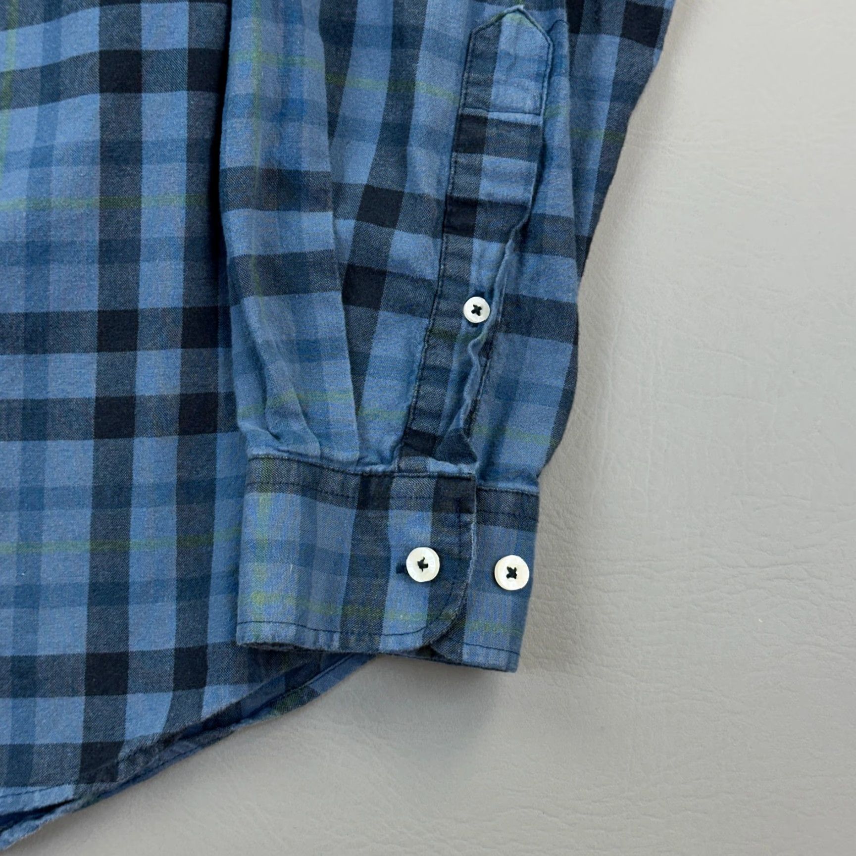 Vintage Southern Marsh Shirt Mens Medium Blue Plaid Long Sleeve Button-Down Preppy Shirt Size US M / EU 48-50 / 2 - 3 Thumbnail