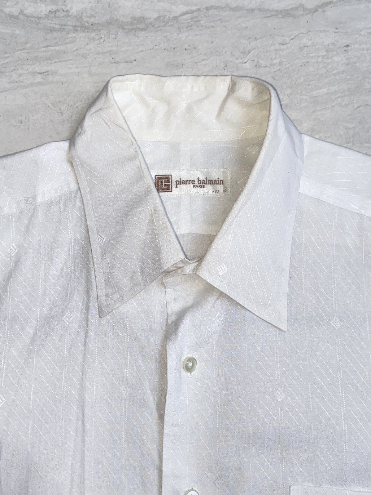 Pierre Balmain PIERRE BALMAIN White Shirt Size US S / EU 44-46 / 1 - 11 Thumbnail