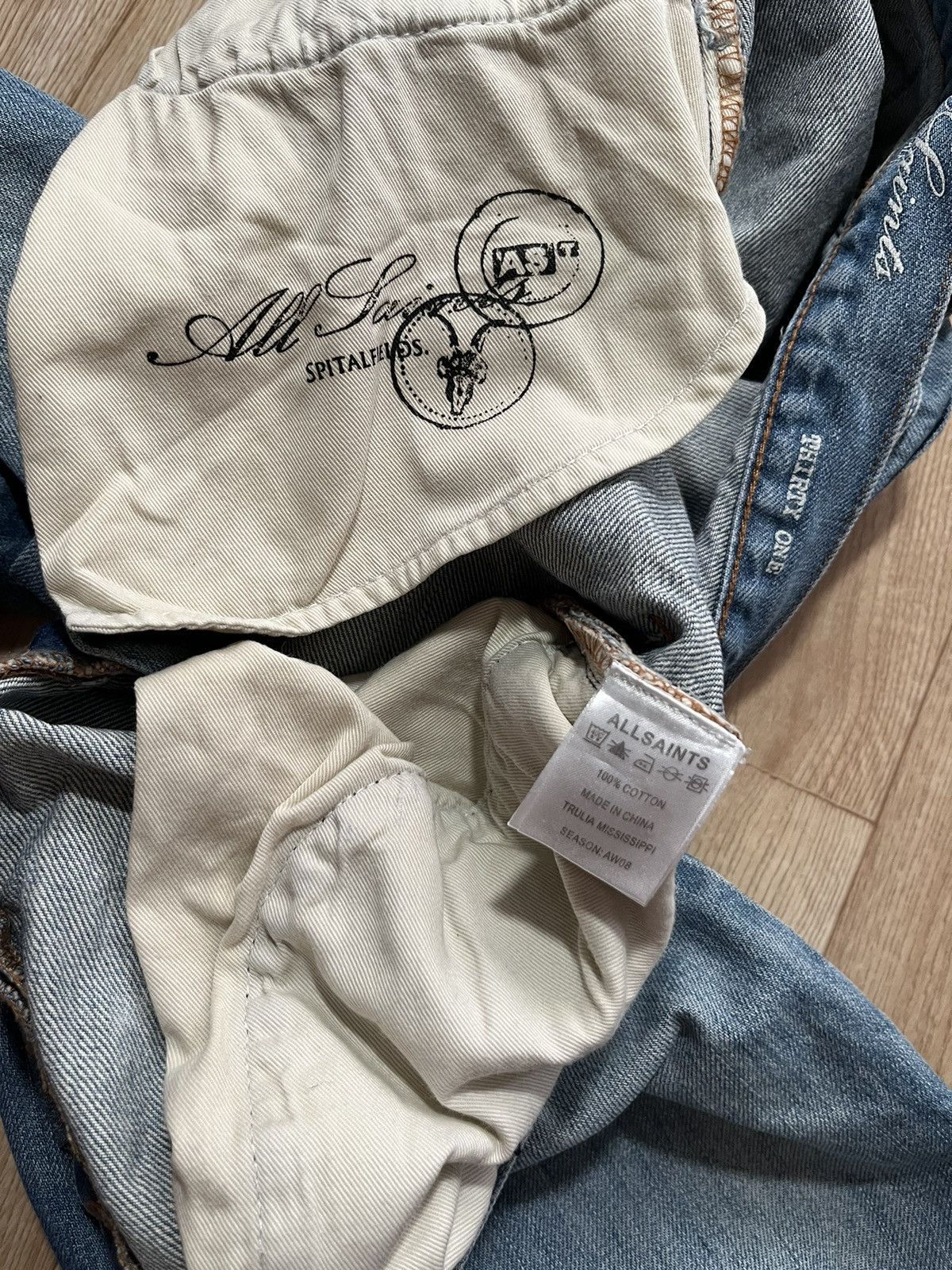 Allsaints Allsaints Denim Pants Size US 31 - 10 Thumbnail