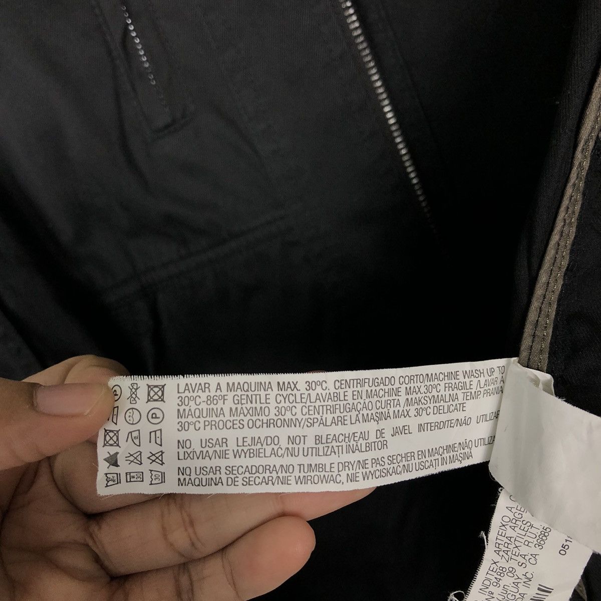 Japanese Brand 🔥Biker Bondage Parachute Jacket Double Breast Zara Man Size US XL / EU 56 / 4 - 16 Thumbnail