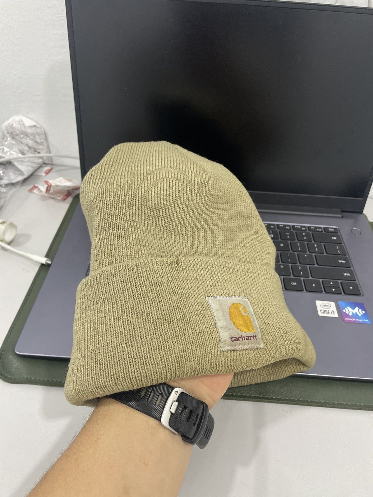 Carhartt × Vintage VINTAGE 90s CARHARTT BEANIE MADE IN USA Size ONE SIZE - 2 Thumbnail