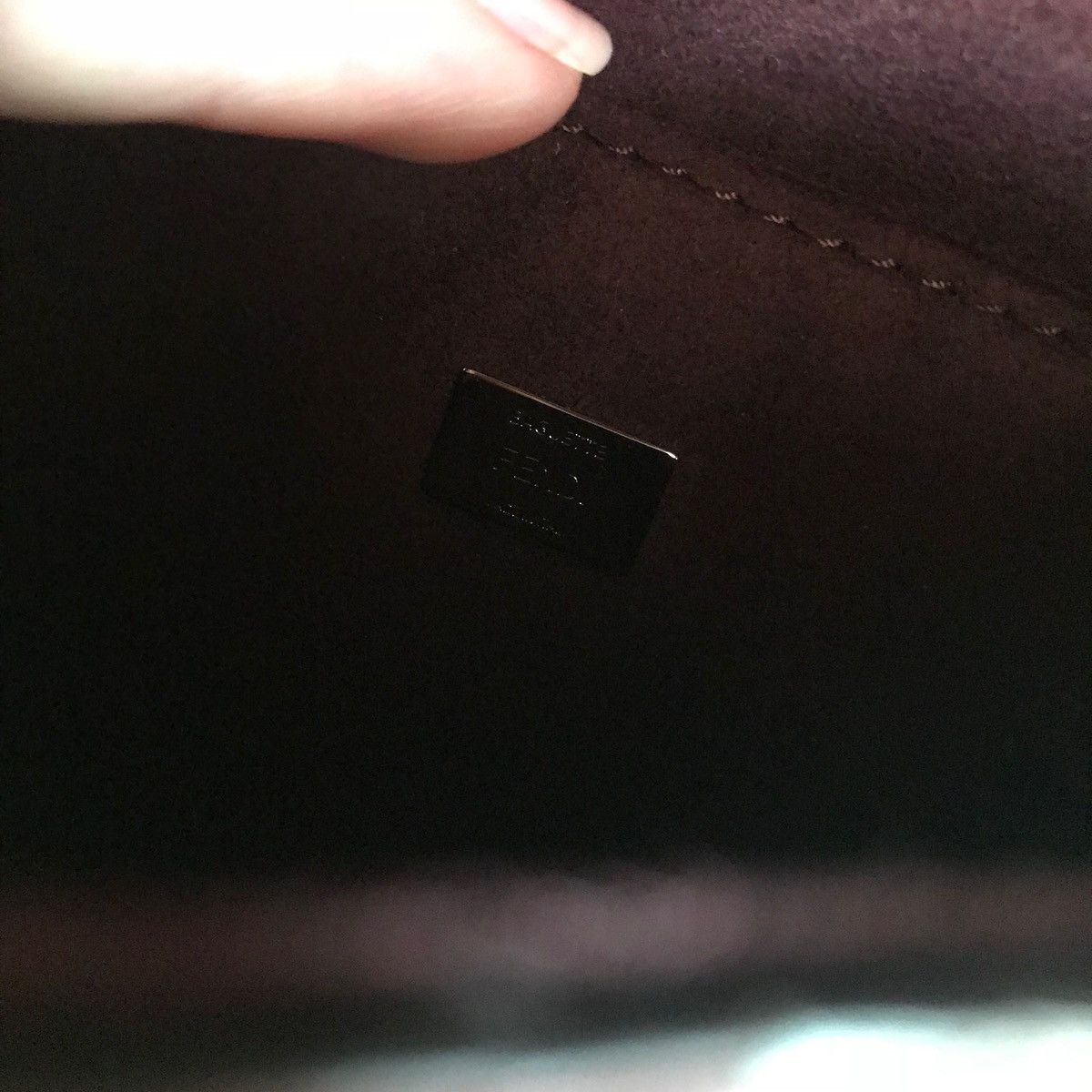 Fendi Fendi Python burgundy double baguette crossbody Size ONE SIZE - 10 Thumbnail