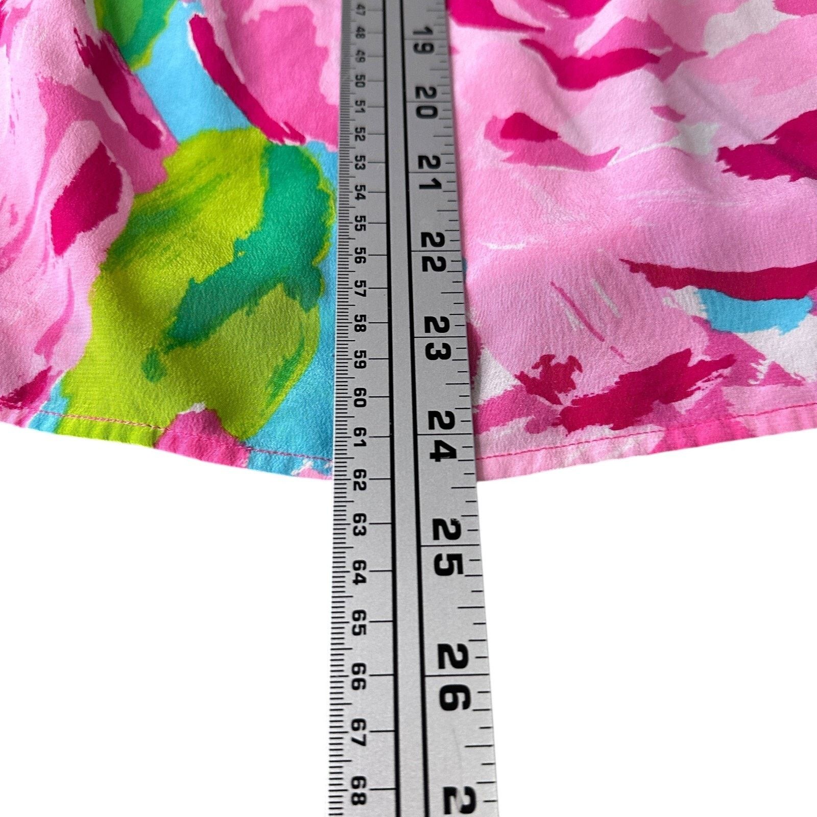 Lilly Pulitzer Lilly Pulitzer Elsa Top Women’s Small Hotty Pink Silk Grail Size S / US 4 / IT 40 - 10 Thumbnail