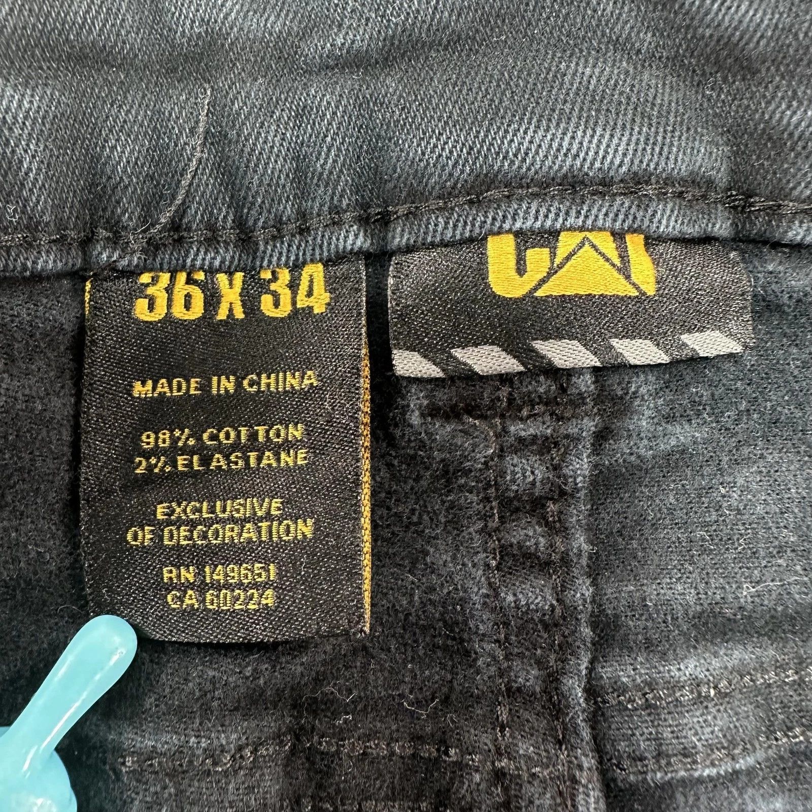 Caterpillar Caterpillar Pants Men's 36x34 Black Workwear Double Knee Size US 36 / EU 52 - 11 Thumbnail