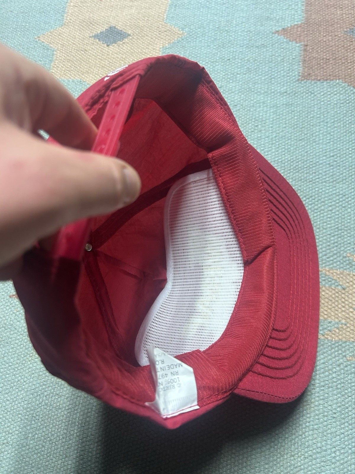 Vintage Vintage SnapBack hat Winston cigarettes the wrap nylon promo Size ONE SIZE - 8 Thumbnail