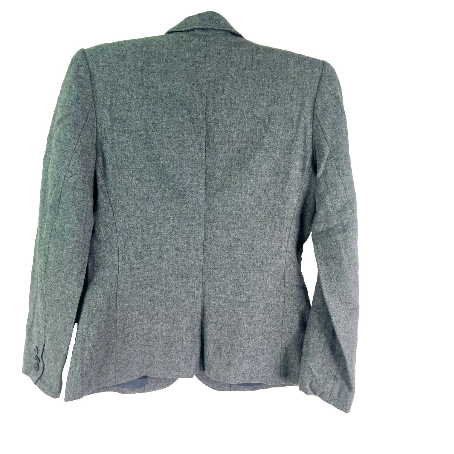 Vintage VINTAGE Grays Blazer Womens 7 Gray Wool Blend Single Breast Notch Made in Japan Size M / US 6-8 / IT 42-44 - 2 Thumbnail
