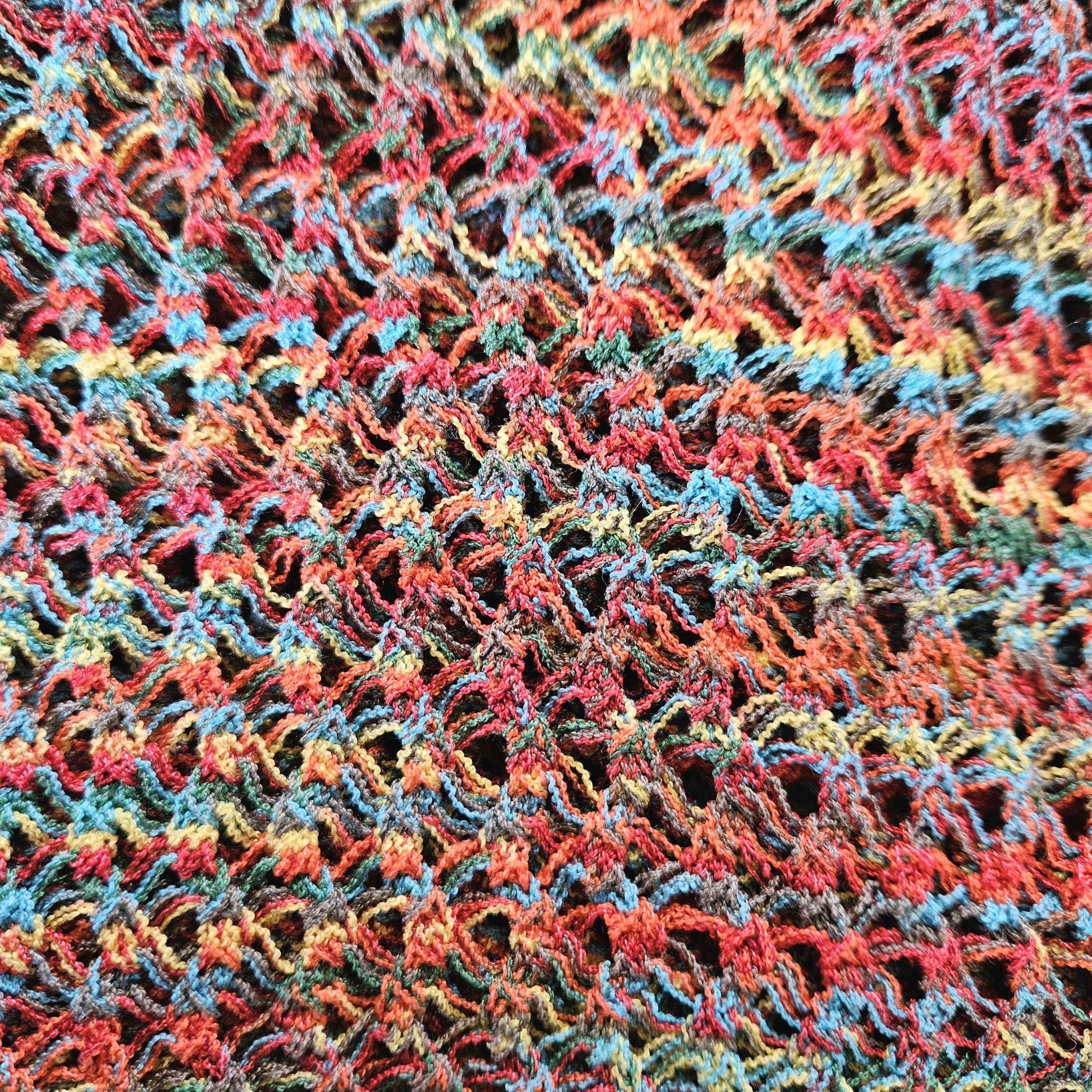 Other Dressbarn Sze M NEW Crochet Top Rainbow V Neck 1/2 Elbow Size M / US 6-8 / IT 42-44 - 8 Thumbnail