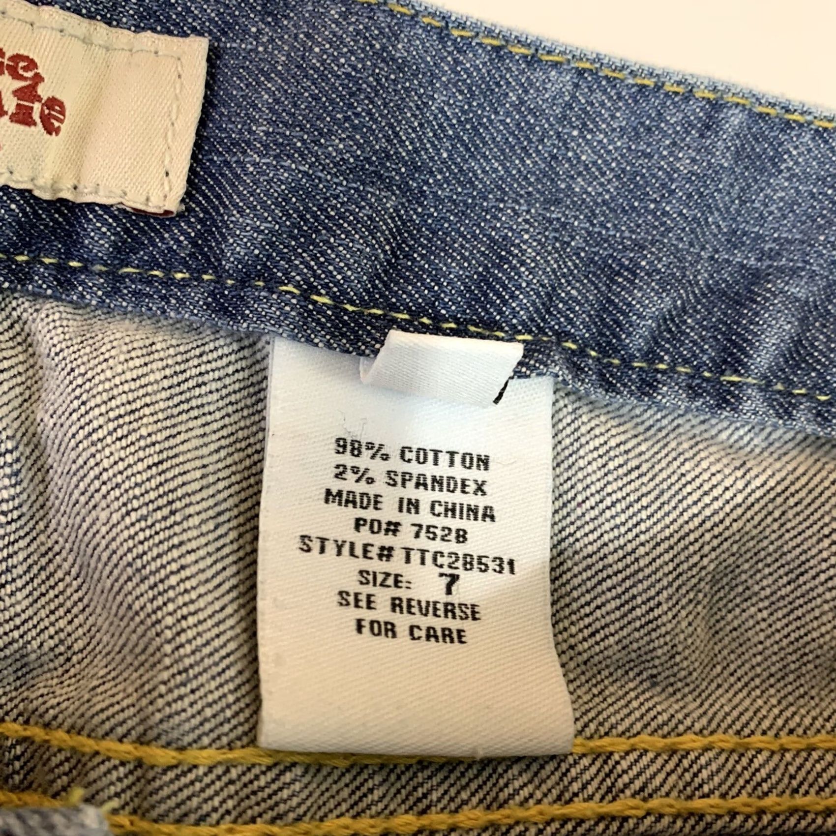 Denime VINTAGE True Soulmate Denim Jeans Women’s Blue 32x23 Size 7 Distressed Straight Leg Cotton Blend Zip Jeans Blue Womens 32x23 Size 28" / US 6 / IT 42 - 4 Thumbnail