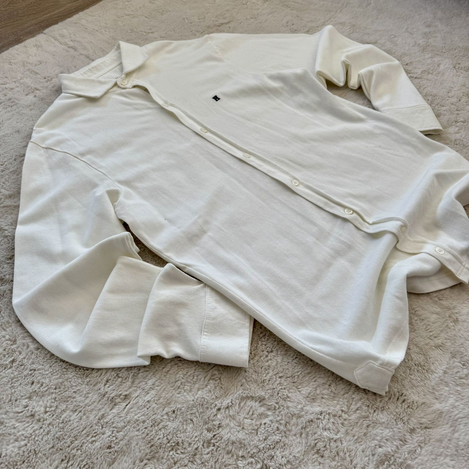 Other Harry’s White Knit Overshirt / Light Sweater – Size M Size US M / EU 48-50 / 2 - 2 Thumbnail