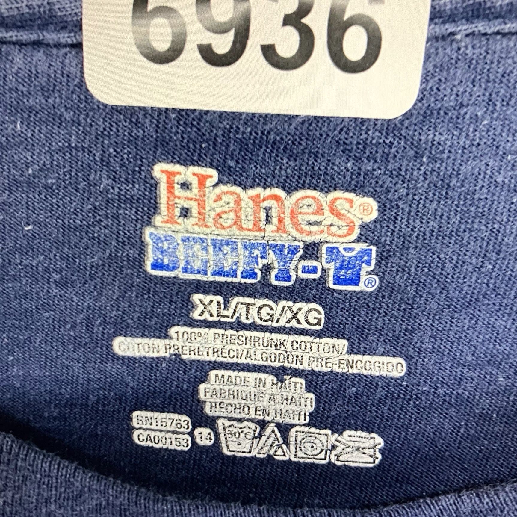 Hanes VINTAGE Hanes Men’s T-Shirt XL Short Sleeve Crew Neck Graphic Print 90s Workwear Gators Blue Size US XL / EU 56 / 4 - 5 Thumbnail