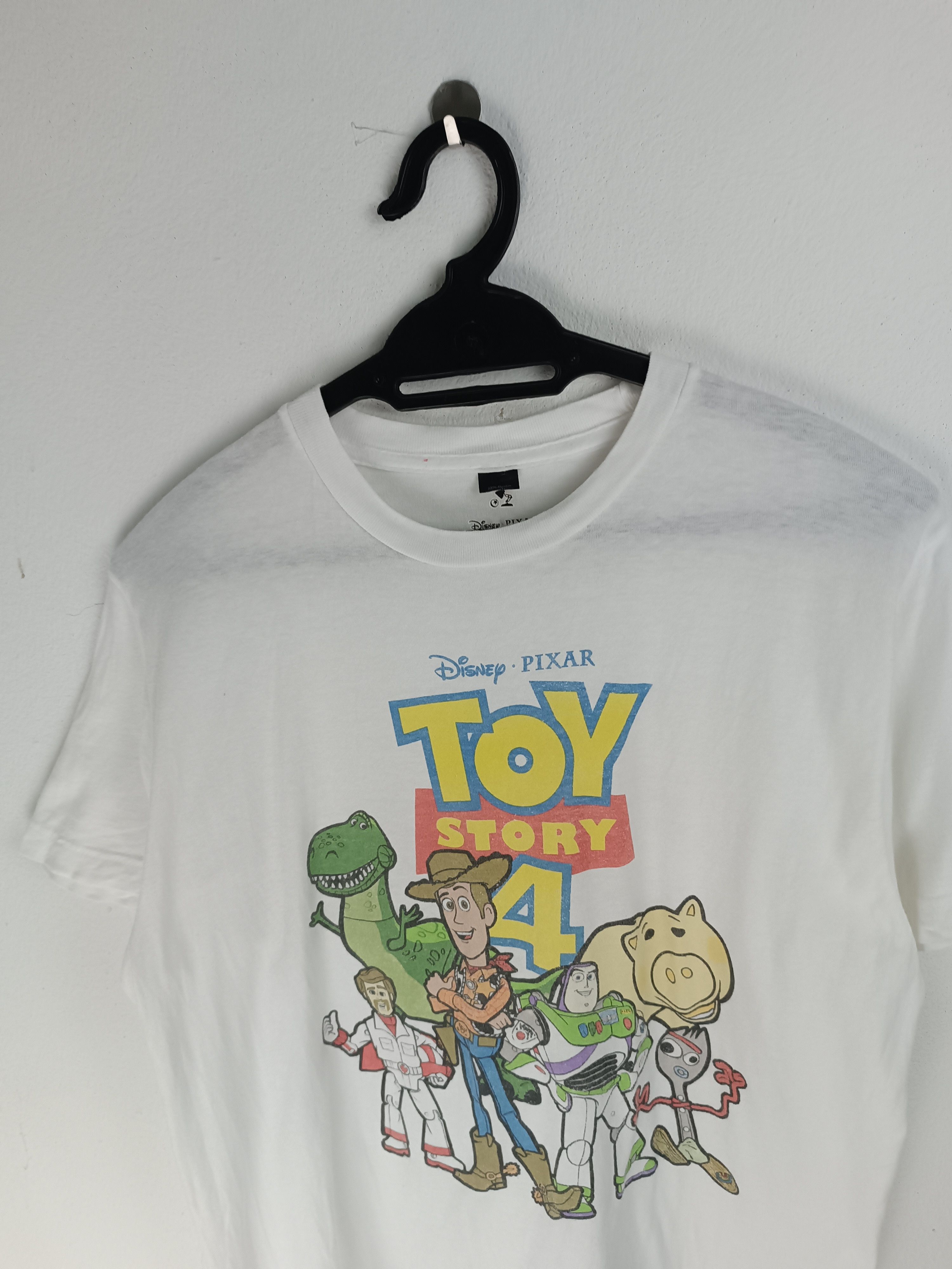 Disney TOY STORY 4 CARTOON ANIMATION WOODY BUZZ FUNNY TEE Size US M / EU 48-50 / 2 - 9 Thumbnail