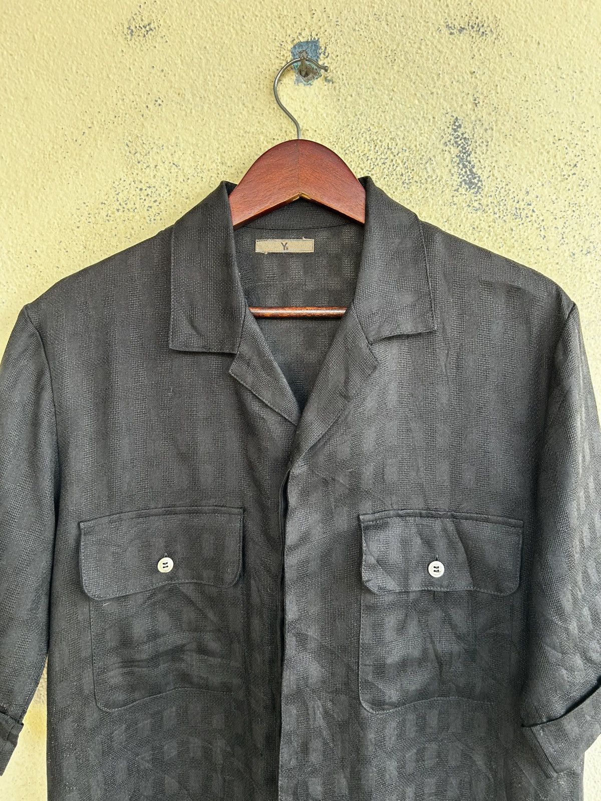 Yohji Yamamoto Y’s Mesh Hemp Shirt Size US L / EU 52-54 / 3 - 7 Thumbnail