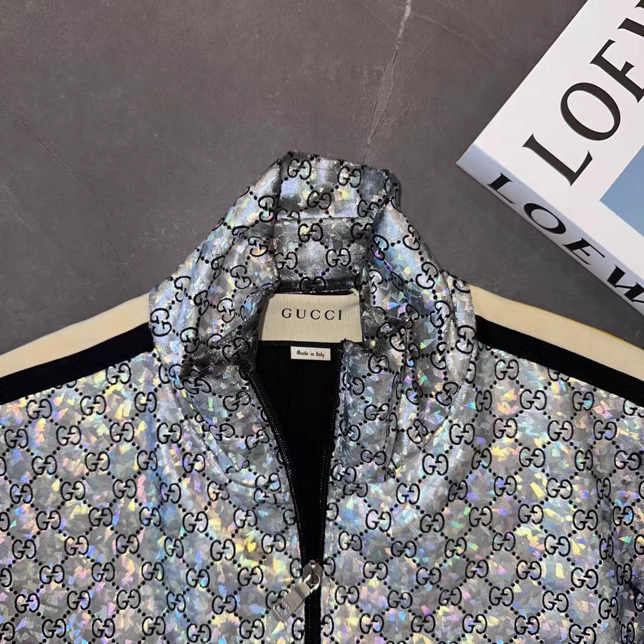 Gucci Gucci Silver Double G Side Jacket L Size US L / EU 52-54 / 3 - 3 Thumbnail