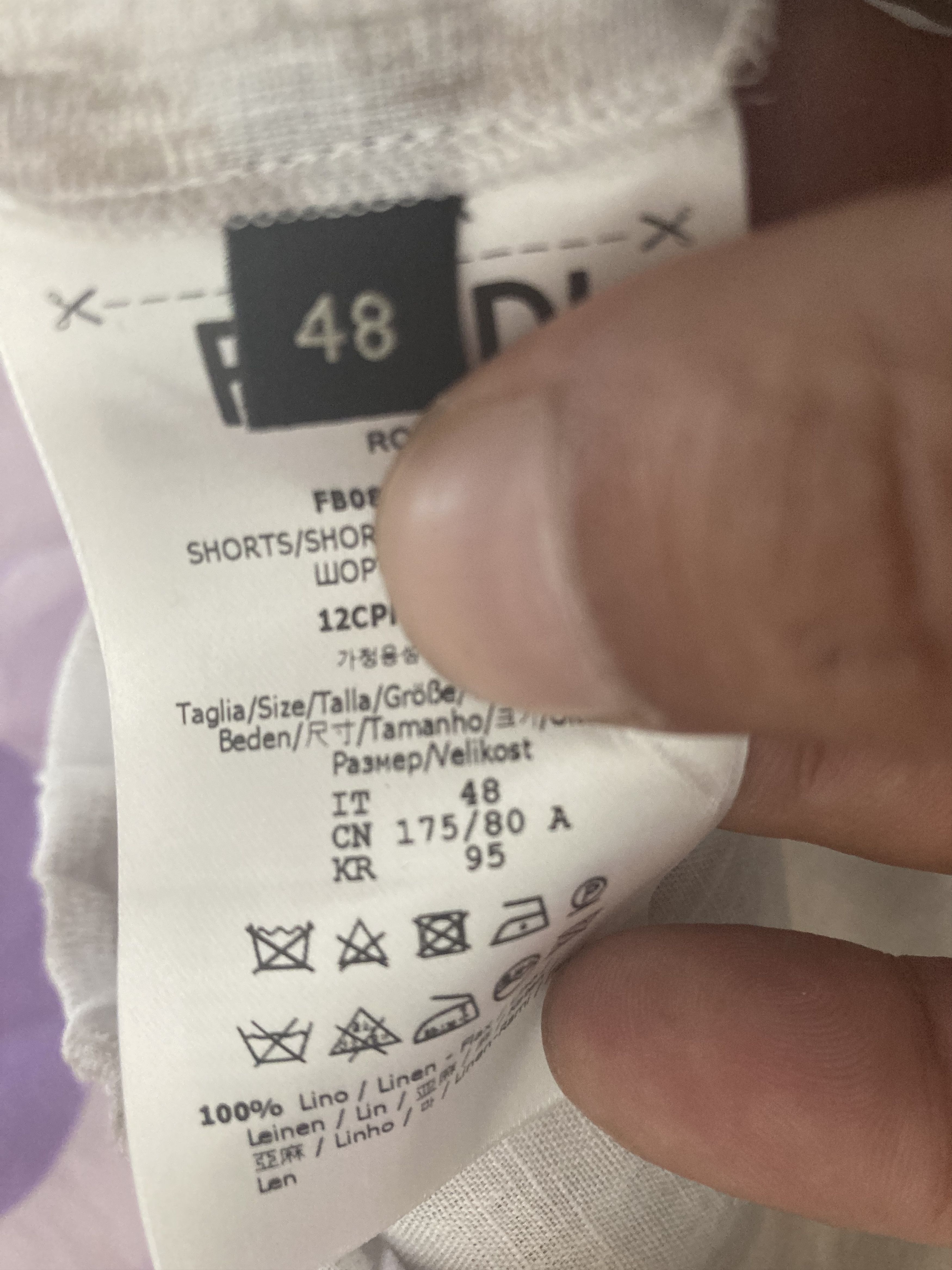 Fendi Fendi monogram shorts 100% linen Size US 32 / EU 48 - 5 Thumbnail