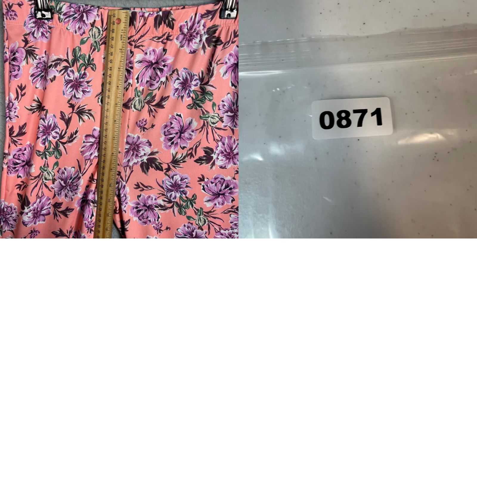 Beach Riot Beach Riot Womens Pants Floral Bell Bottom Stretch Bohemian Pink S Small Curve Waist 27in Inseam 33in Flared Gender Womens Size 28" / US 6 / IT 42 - 8 Thumbnail
