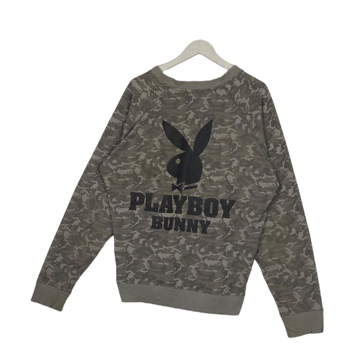 Playboy × Vintage Vintage Playboy Bunny Embroidered Crewneck Sweatshirt Gray Size US L / EU 52-54 / 3 - 7 Thumbnail