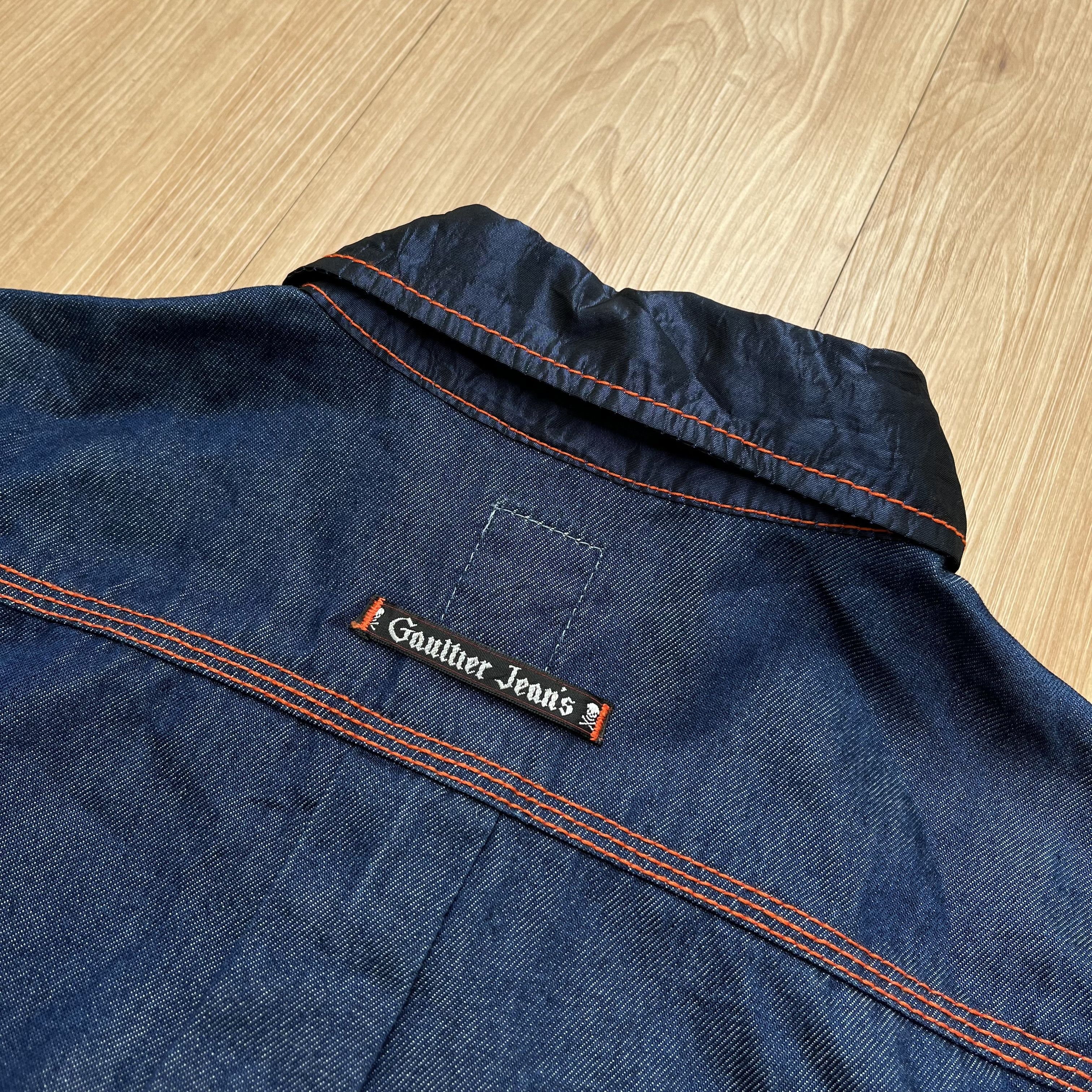 Jean Paul Gaultier Jean Paul Gaultier "Jeans Gaultier" Denim And Sateen Shirt Size US M / EU 48-50 / 2 - 8 Thumbnail