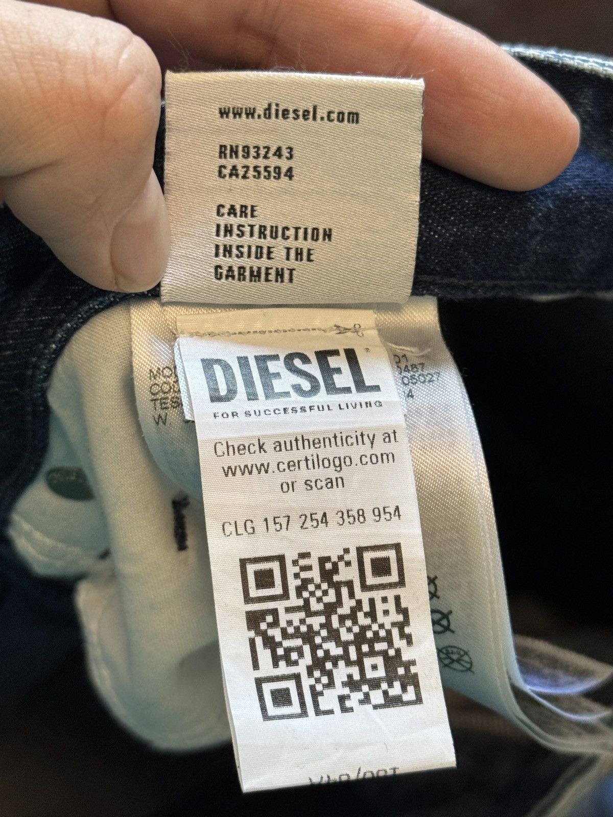Diesel Diesel 2001 D-Macro Size 32 Size US 32 / EU 48 - 5 Thumbnail