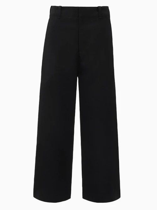 Bottega Veneta o1n1vont0925 Sartorial Wool Slim Leg Pants in Black Size 30" / US 8 / IT 44 - 1 Thumbnail