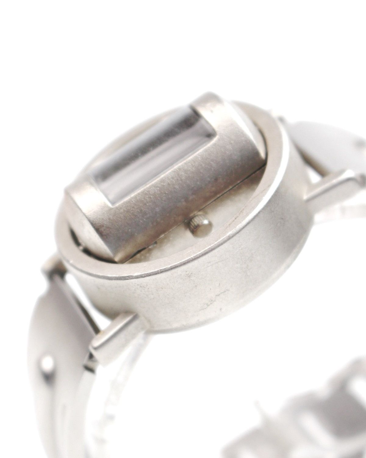 Vintage 1999 STORM LONDON REVOLVER ROTATING CYLINDER SILVER WATCH Size ONE SIZE - 7 Thumbnail