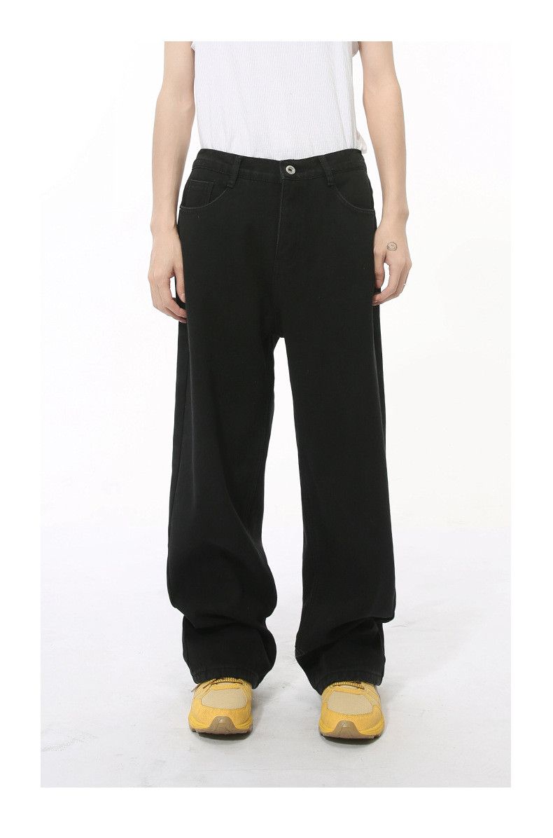Japanese Brand Men's Retro Cleanfit Straight Leg Washed Jeans Size US 32 / EU 48 - 1 Thumbnail