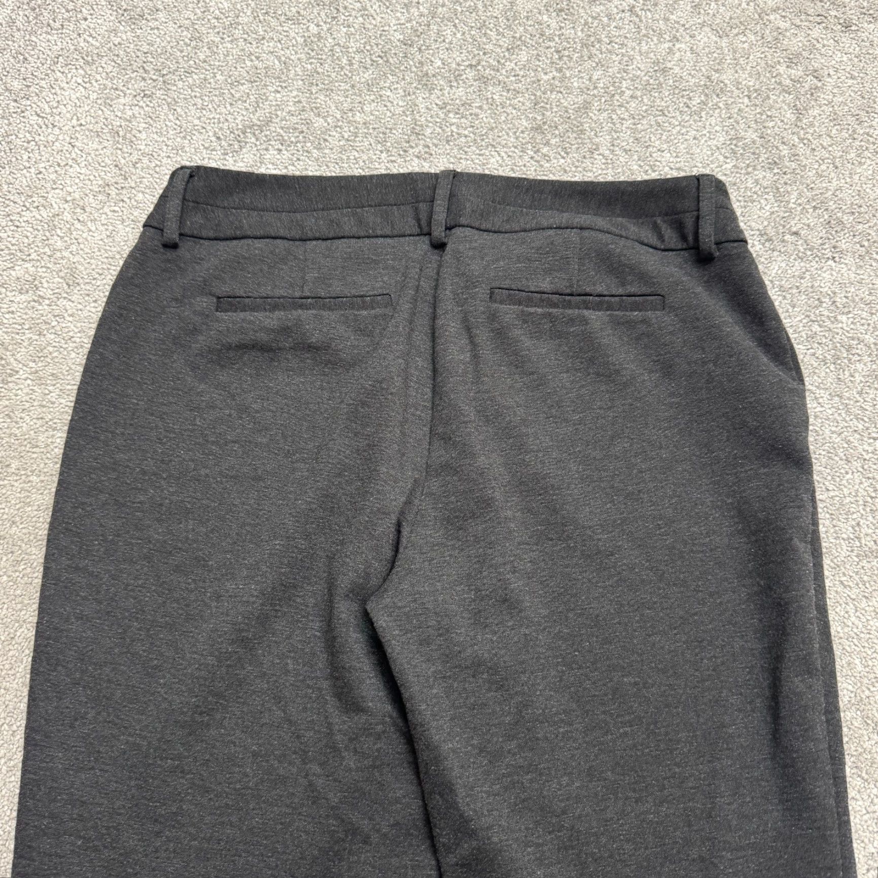 Vintage Chico's Pants Dress Pants Womens 34x29 Gray Straight Mid Rise 1.5 Short Size 25" / US 0 / IT 36 - 5 Thumbnail