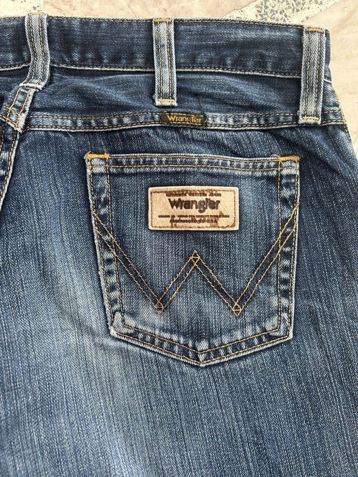 Wrangler Wrangler Ripped Vintage Denim Size US 34 / EU 50 - 11 Thumbnail