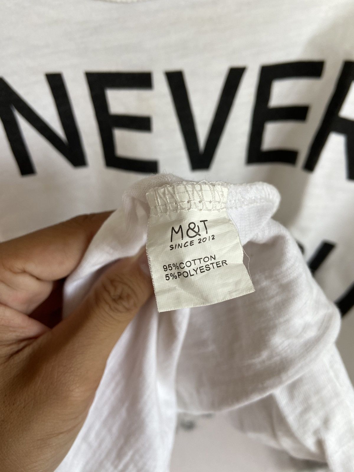 Hysteric Glamour M&T "I Never Liked You Anyway." Poem Thrashed Longsleeve Size L / US 10 / IT 46 - 9 Thumbnail