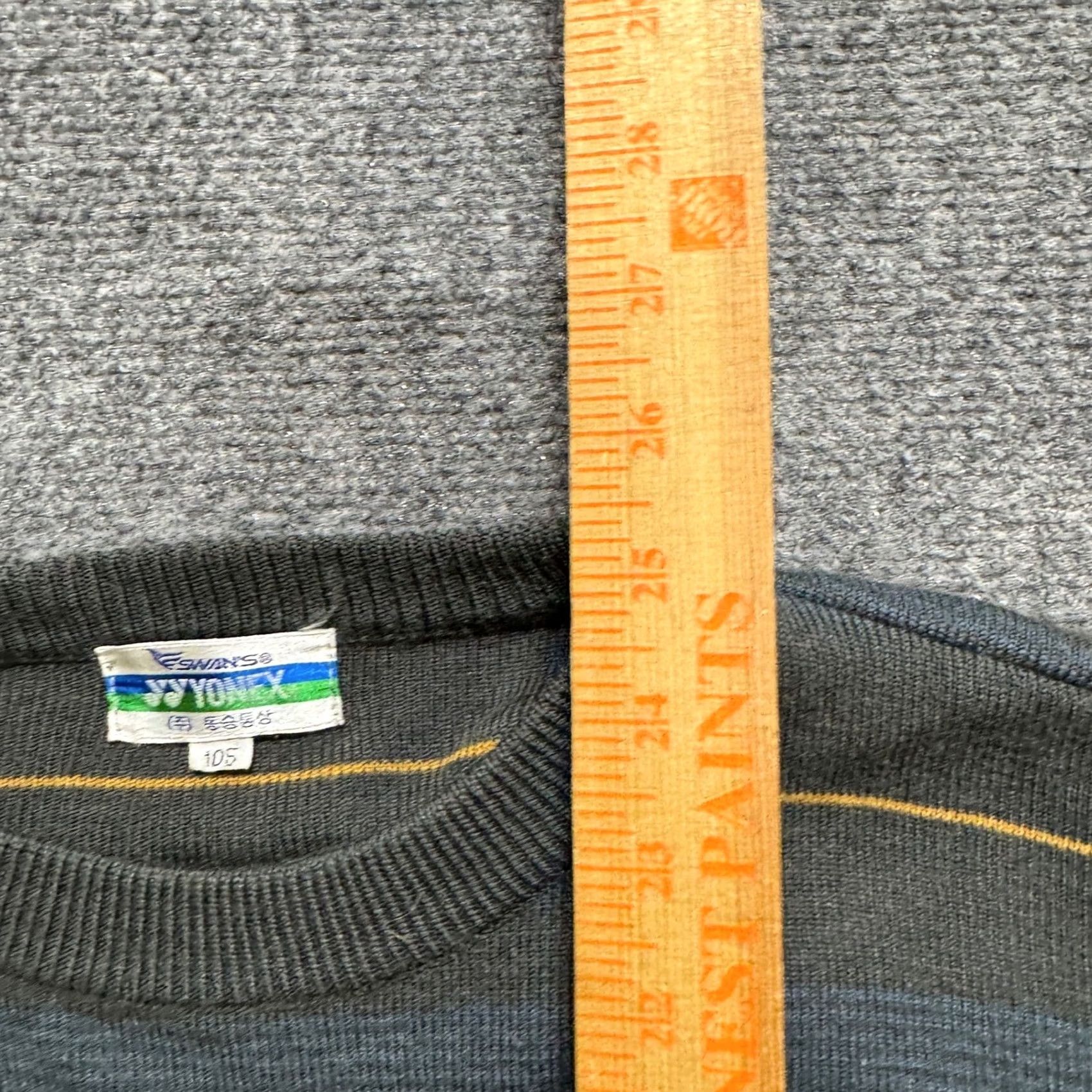 The Unbranded Brand VTG Yonex Sweater Mens XS Winning Touch Striped Cotton Pullover Multicolor Pullover Mens XS VTG Yonex Sweater Size US XS / EU 42 / 0 - 5 Thumbnail