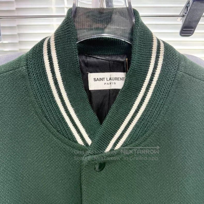 Saint Laurent Paris Saint Laurent Paris Baseball Jacket Jacket i Size US M / EU 48-50 / 2 - 3 Thumbnail