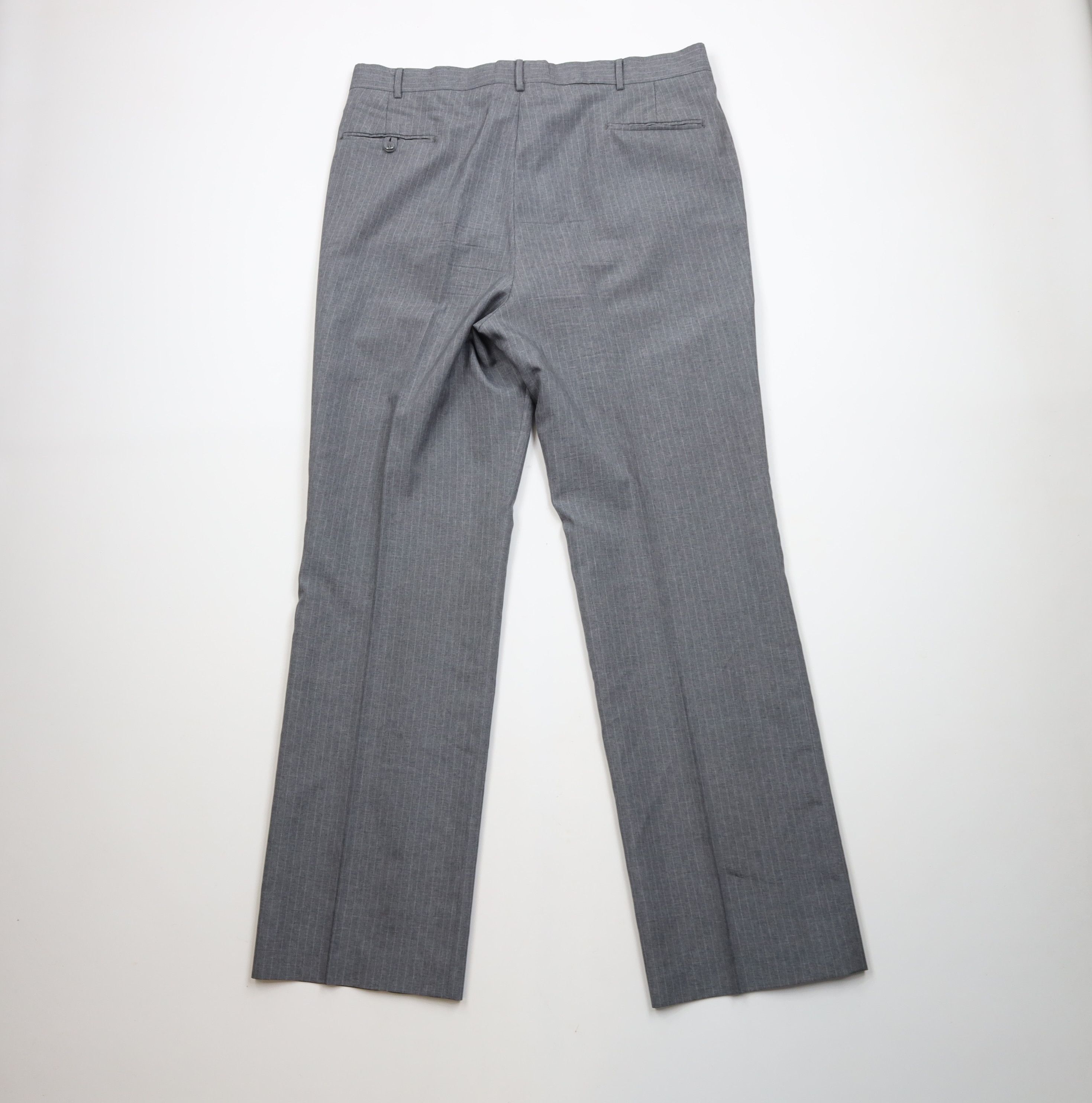 Vintage Vintage 70s Streetwear Knit Wide Leg Chino Pants Gray USA Size US 38 / EU 54 - 8 Thumbnail