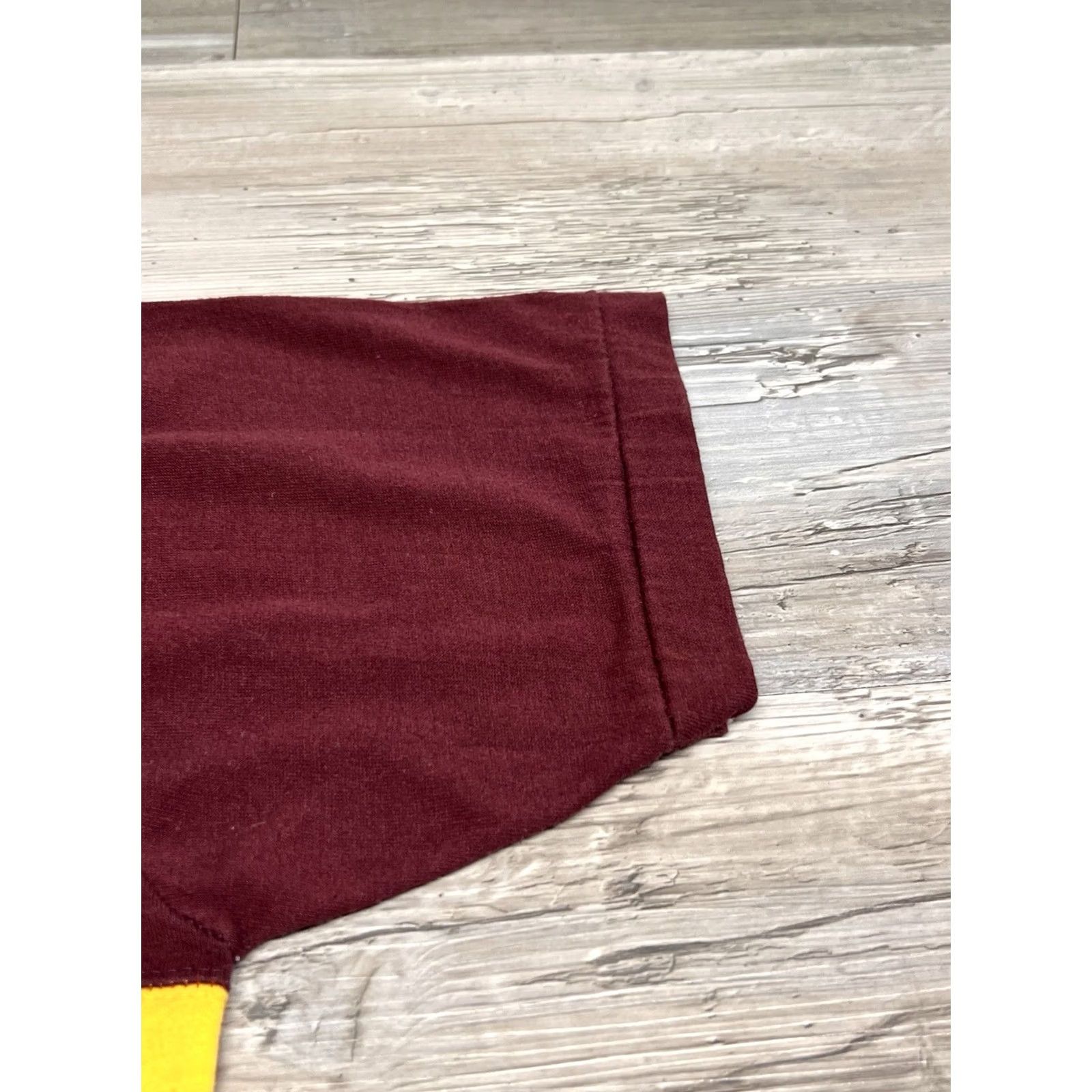 Chippewa VINTAGE Central Michigan CMU Single Stitch Chippewas Tee L Stripe Shirt Mens Red 70s Retro Size US L / EU 52-54 / 3 - 5 Thumbnail