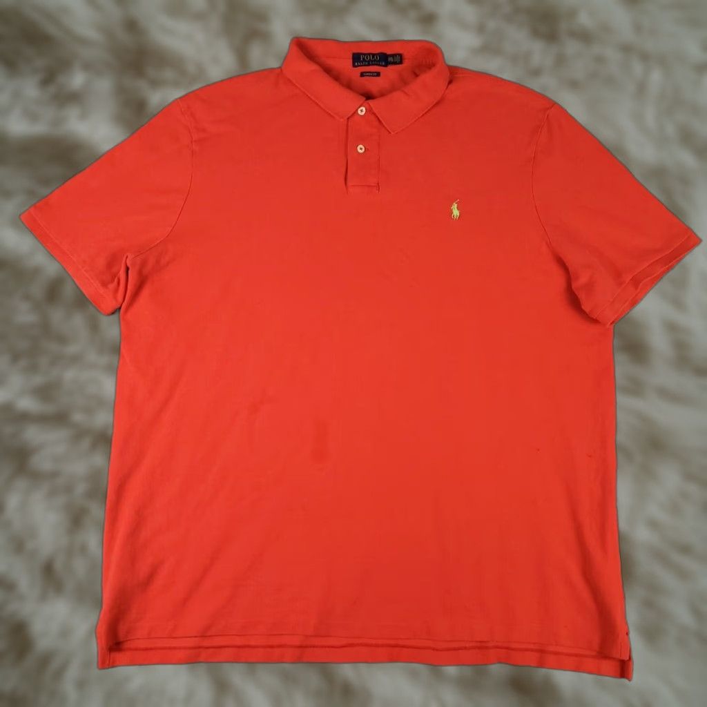 Ralph Lauren Ralph Lauren Polo Shirt Mens 2XL Red Casual Short Sleeve Classic Activewear Size US XXL / EU 58 / 5 - 1 Thumbnail