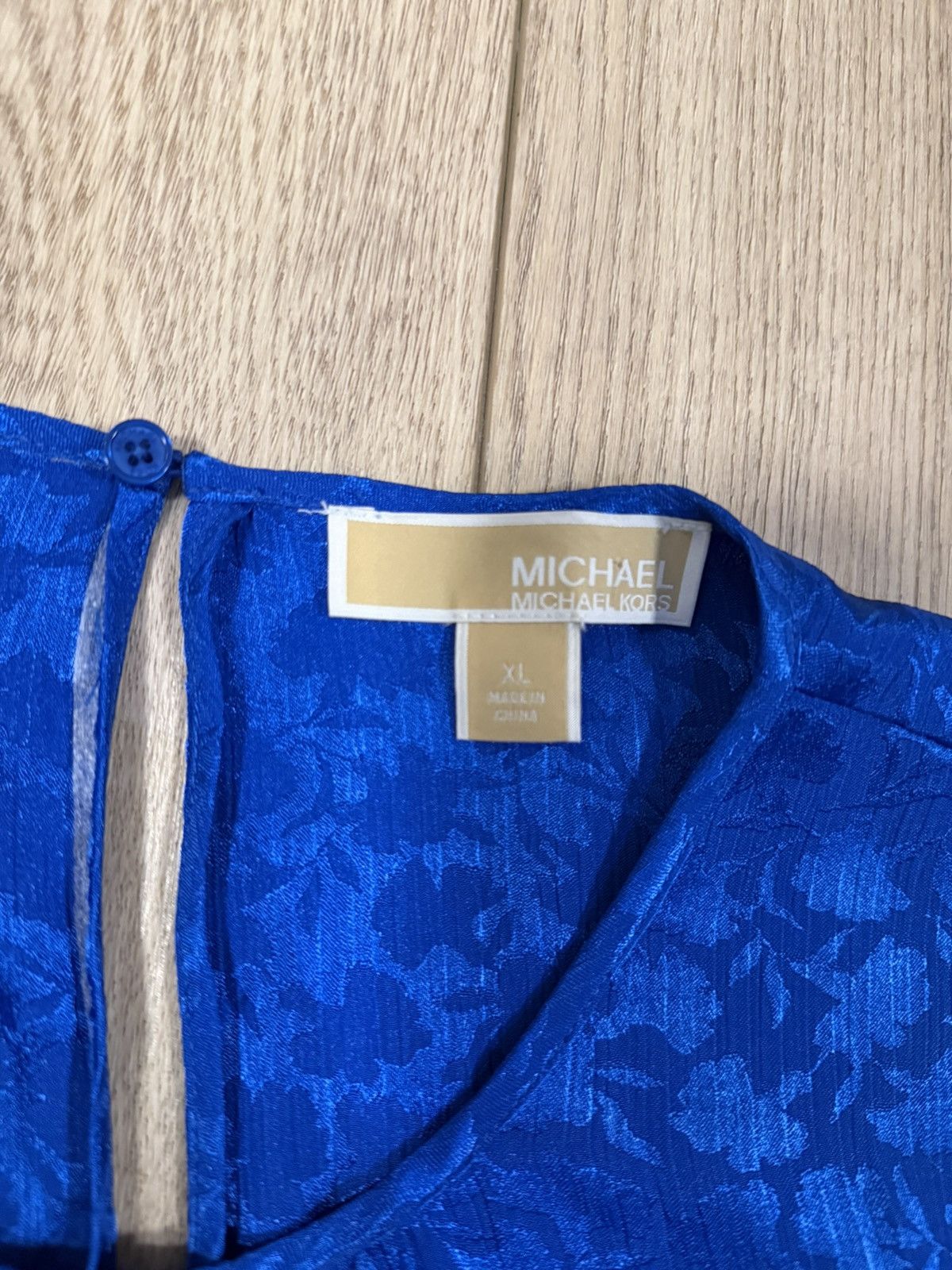 Michael Kors Michael Kors Blue Dress Size XL / US 12-14 / IT 48-50 - 2 Thumbnail