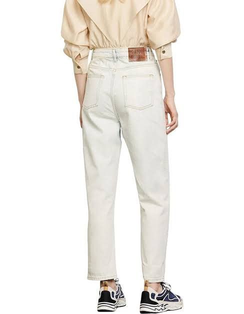 Sandro Sandro Paris Abelia Snow High Waist Jeans Size 25" / US 0 / IT 36 - 11 Thumbnail