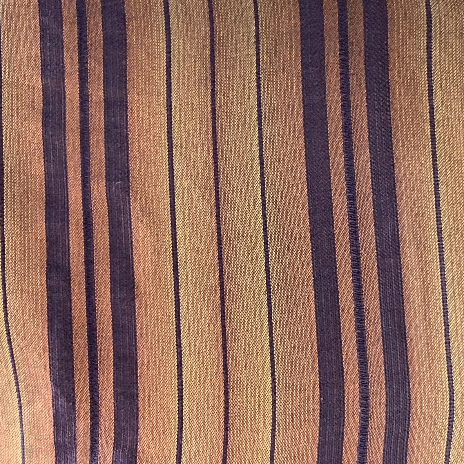 Dolce & Gabbana Size S Brown Navy Stripe One Pocket Long Sleeve Shirt Size US S / EU 44-46 / 1 - 2 Thumbnail