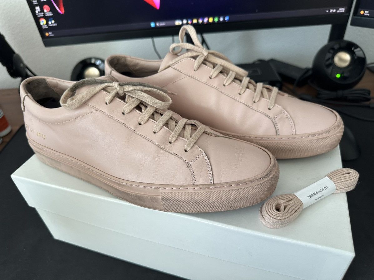 Common Projects Common Projects Achilles Low Blush Size US 8.5 / EU 41-42 - 1 Thumbnail