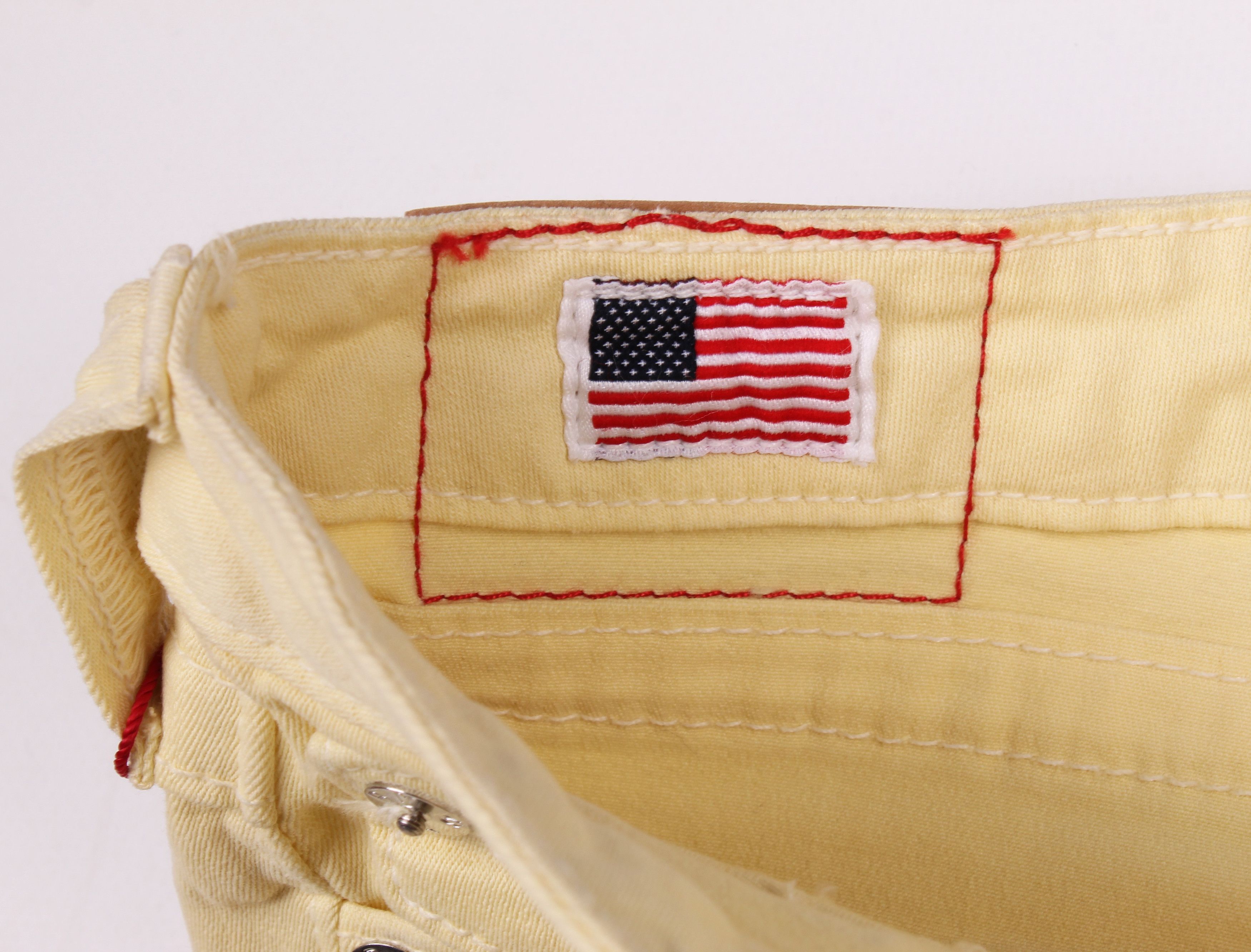True Religion True Religion Vintage Y2K Yellow Mini Skirt Size 28" / US 6 / IT 42 - 6 Thumbnail