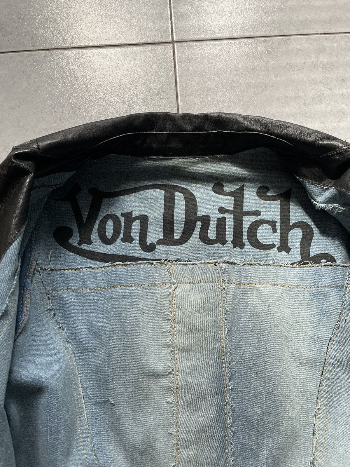 Leather Von Dutch Archive Leather Trench Coat Size S / US 4 / IT 40 - 8 Thumbnail