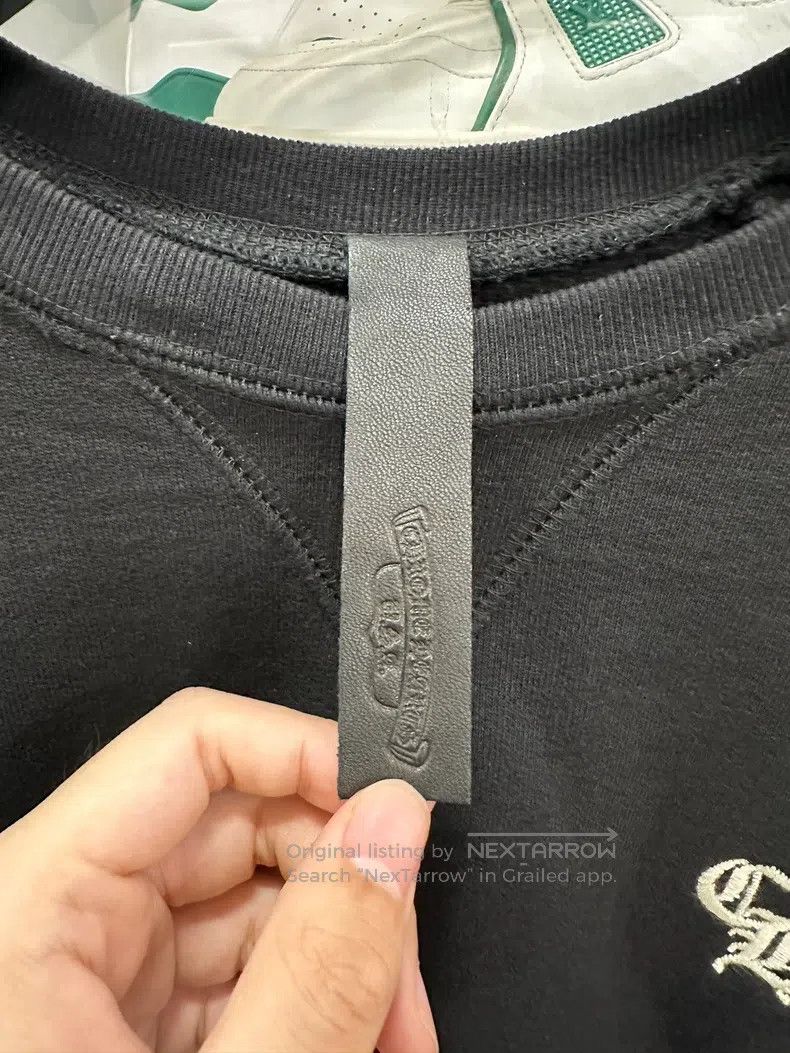 Chrome Hearts CHROME HEARTS Size L 1of1Sanskrit embroidered cross leather Size US L / EU 52-54 / 3 - 6 Thumbnail