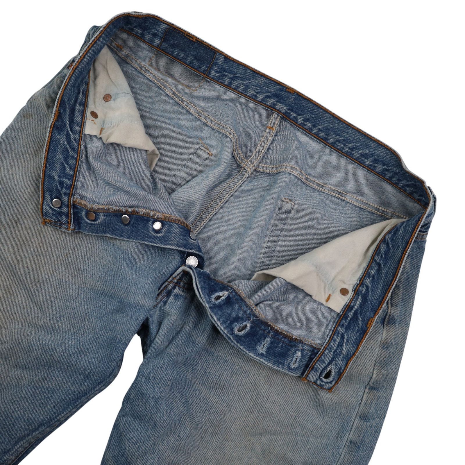 Levi's × Vintage Vintage Levis 501 USA Made Denim Jeans Size US 38 / EU 54 - 8 Thumbnail