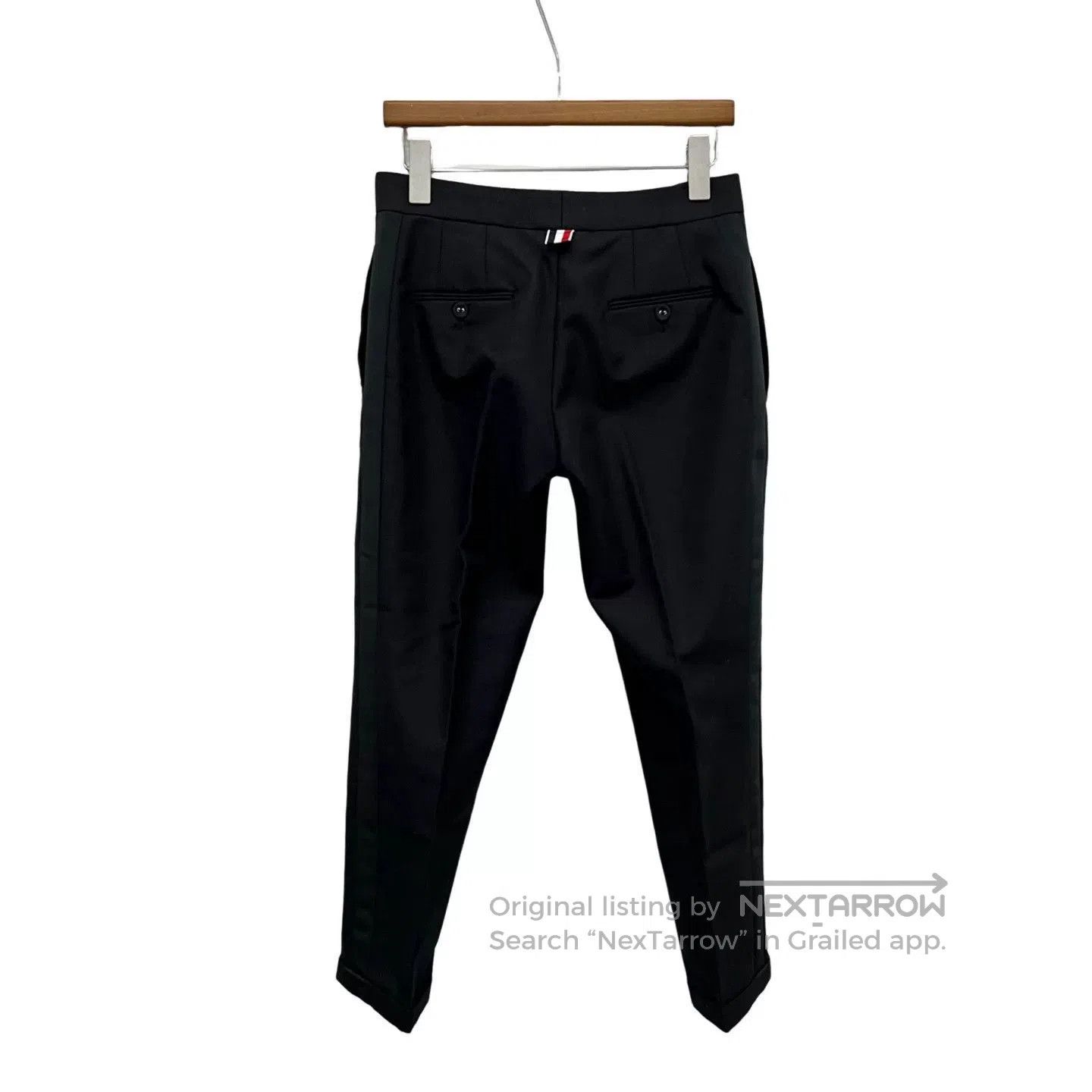 Thom Browne Thom Browne Black Trousers Size 40. Size US 40 / EU 56 - 2 Thumbnail