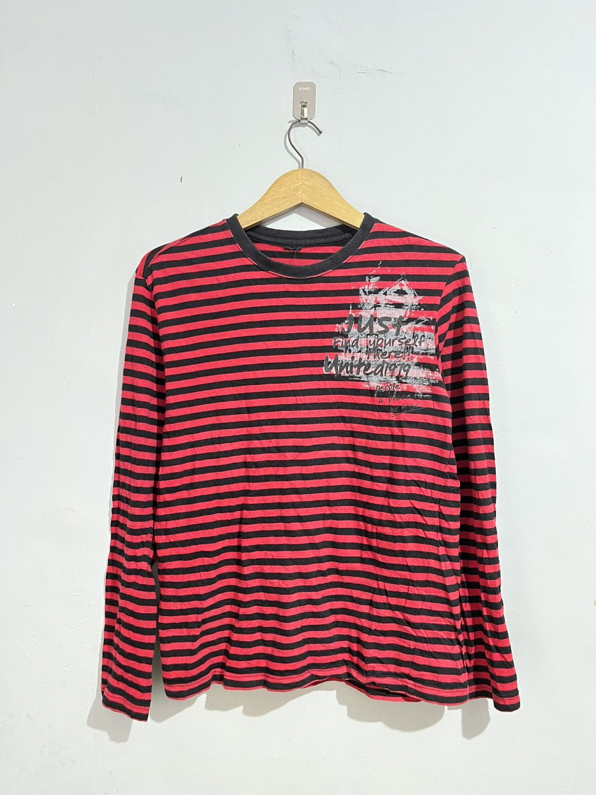 Hysteric Glamour Japanese unknwn striped cdg style tshirt Size US M / EU 48-50 / 2 - 1 Thumbnail