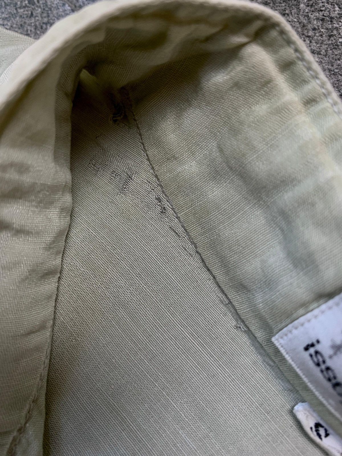 Issey Miyake FREE TAX! 90s Trashed Polyester Shirt - Small Size US M / EU 48-50 / 2 - 9 Thumbnail
