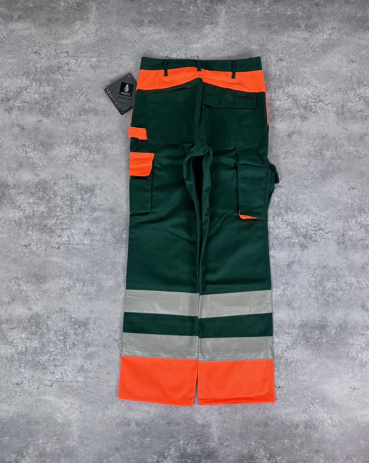 Other Mascot Men’s NWT Reflective Green/Orange Safety Cargo Pants Size US 32 / EU 48 - 2 Thumbnail